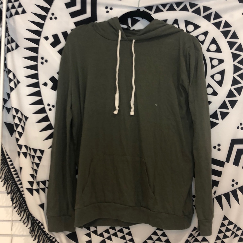 Green Pullover Hoodie